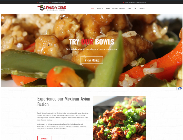 Restaurant website